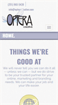 Mobile Screenshot of opteracreative.com